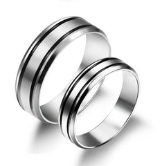 316L Stainless Steel His and Hers Bands